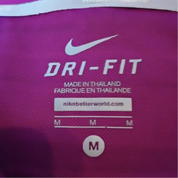 Nike Dri Fit Element Running Quarter Zip Medium Stripe Performance Layer Magenta - Picture 6 of 13
